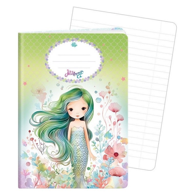 Sešit A6 40 listů typ 644 Mermaid