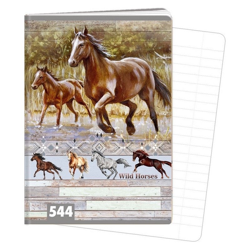 Sešit A5 40 listů typ 544 Wild horses