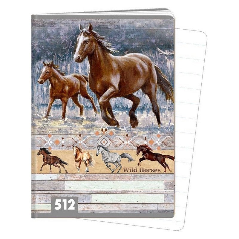 Sešit A5 10 listů typ 512 Wild horses