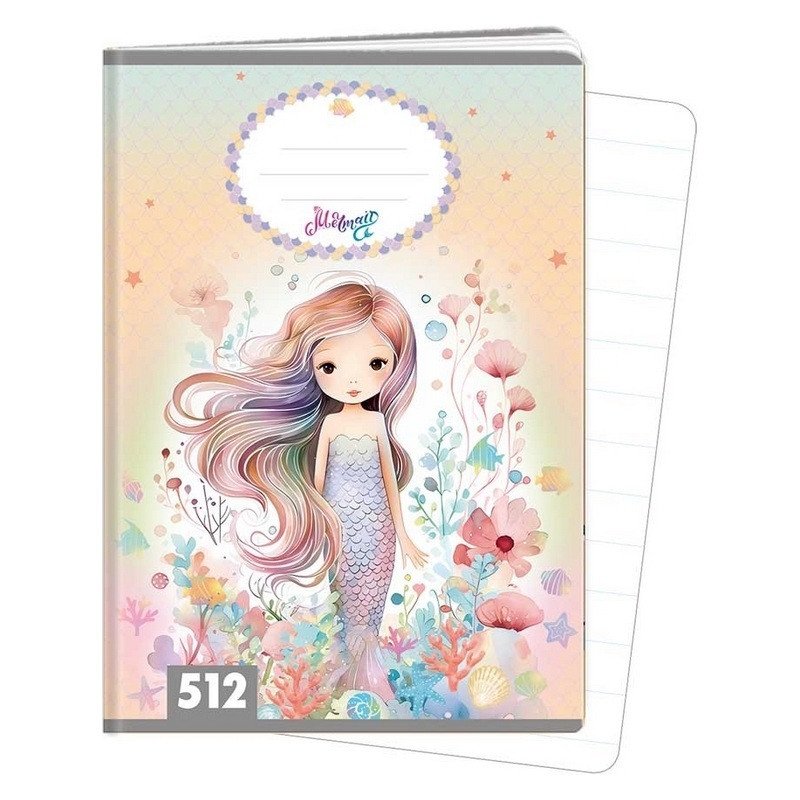 Sešit A5 10 listů typ 512 Mermaid