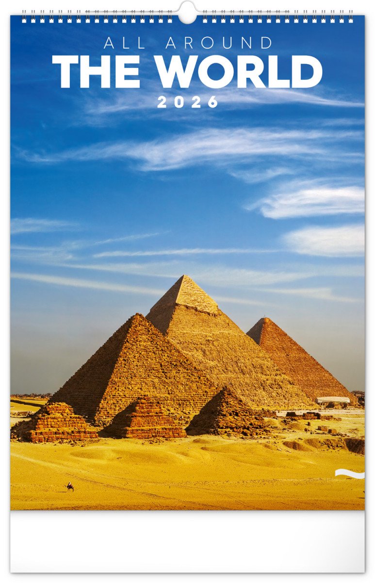 Kalendář 2026 nástěnný Světové monumenty 33 x 46 cm