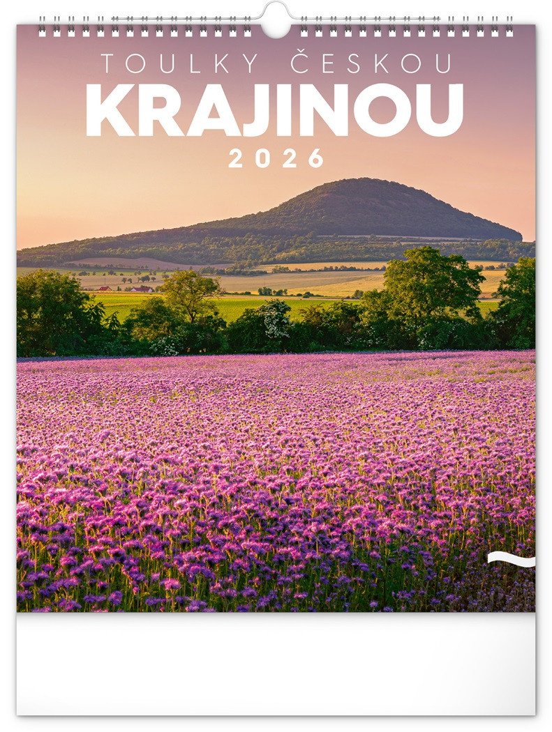 Kalendář 2026 nástěnný Toulky českou krajinou 30 x 34 cm