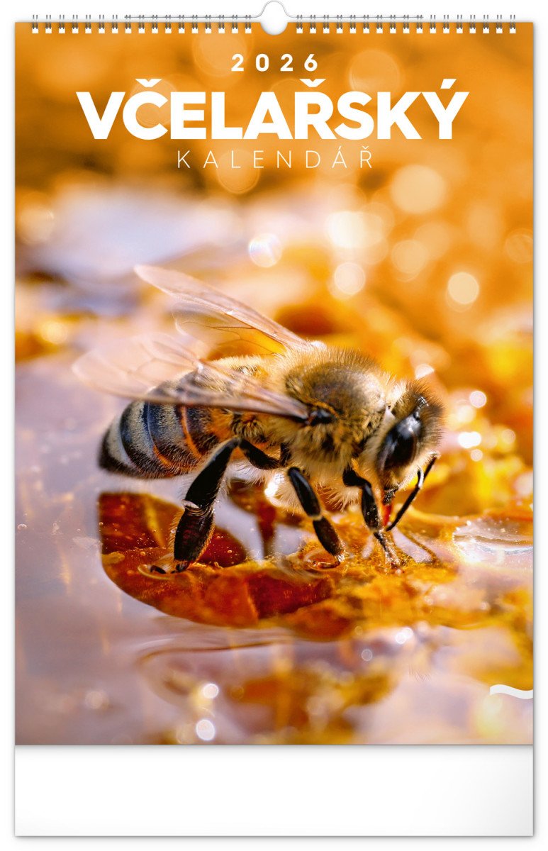 Kalendář 2026 nástěnný Včelařský 33 x 46 cm