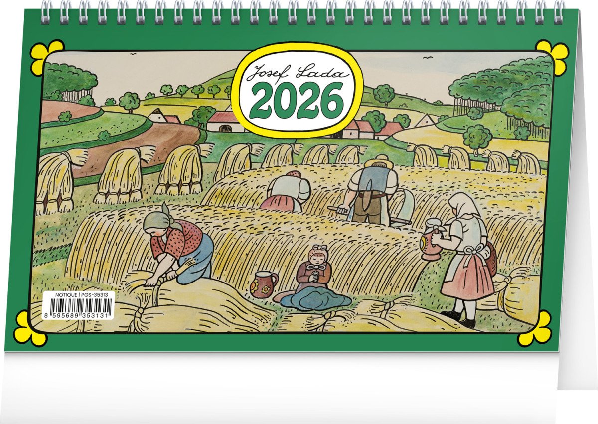 Kalendář 2026 stolní Josef Lada 231 x 145 cm