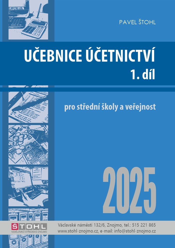 Učebnice Účetnictví I díl 2025 – Štohl Pavel