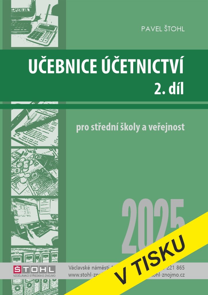 Učebnice Účetnictví II díl 2025 – Štohl Pavel