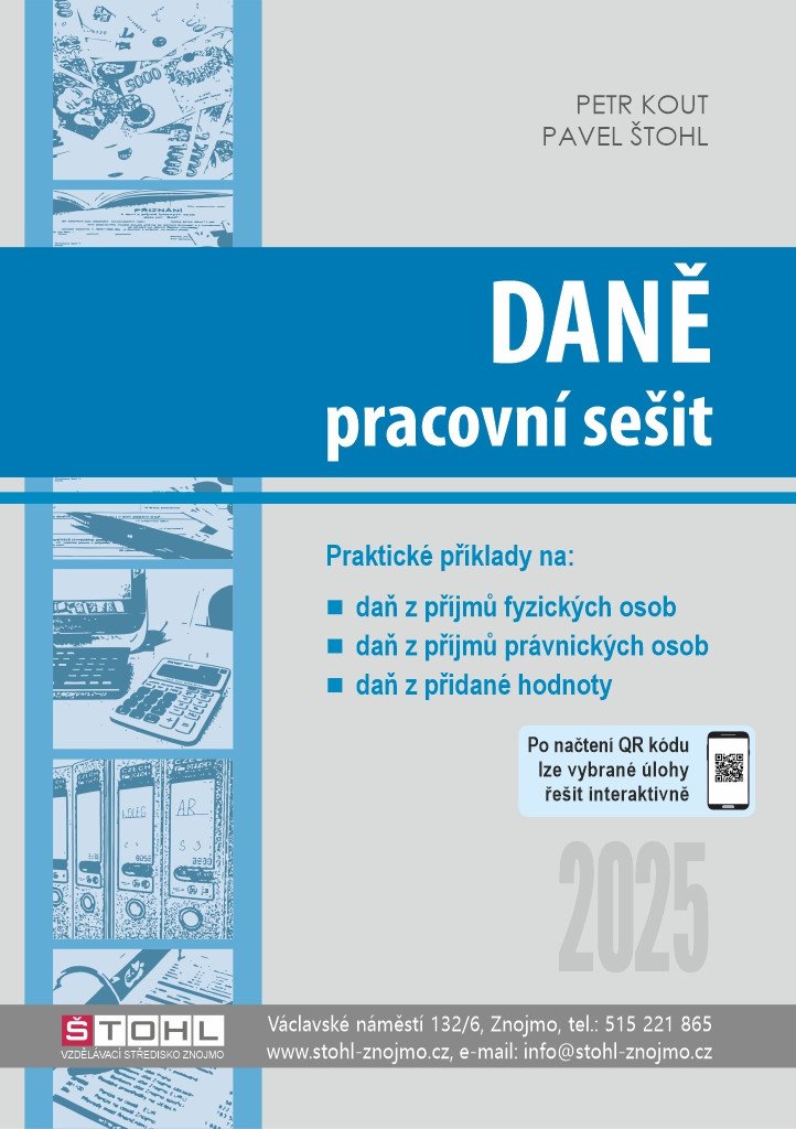 Daně - pracovní sešit 2025 – Štohl Pavel