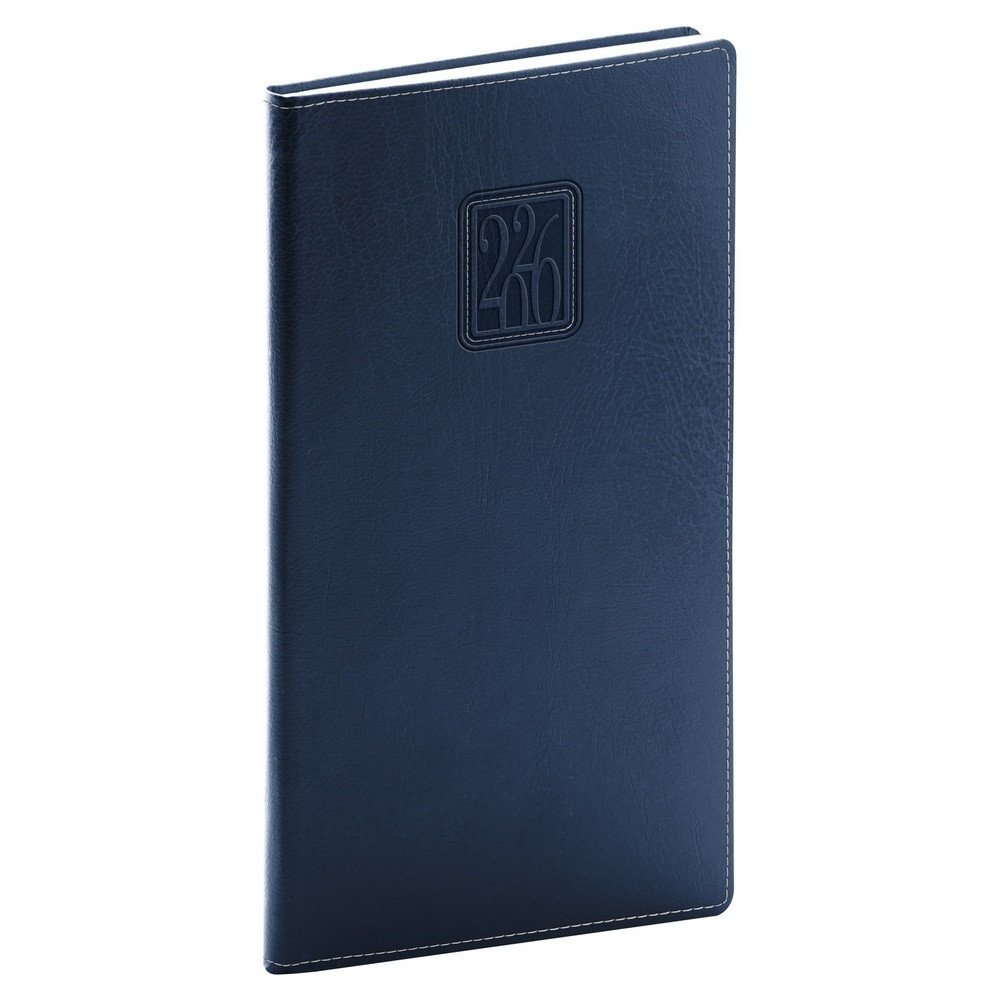 Diář 2026 Panama - tmavěmodrý kapesní 9 x 155 cm