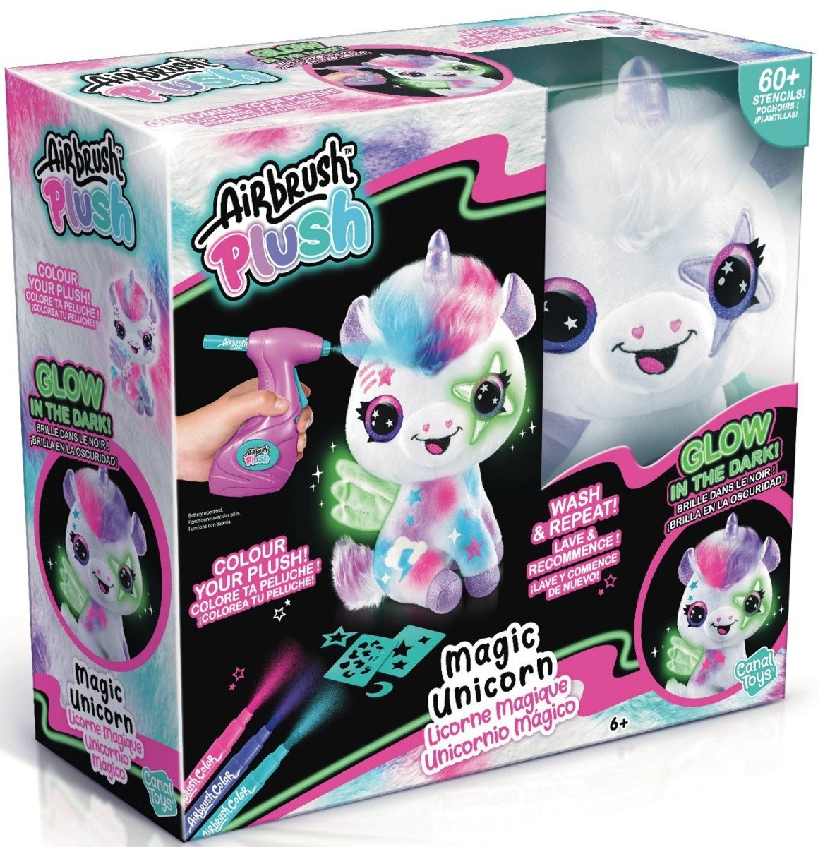 Airbrush studio - Kouzelný Jednorožec Svítící ve tmě