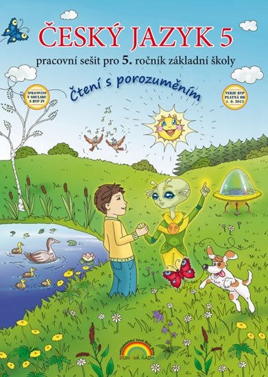 Český jazyk 5 - Pracovní sešit pro 5 ročník základní školy čtení s porozuměním – group of authors