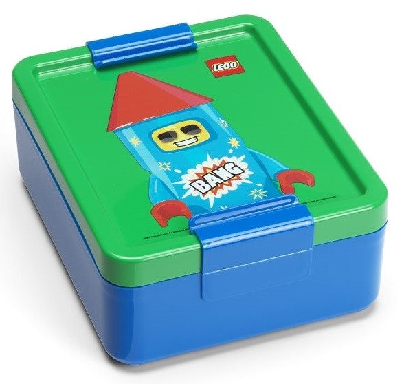LEGO Rocket box na svačinu - modrázelená