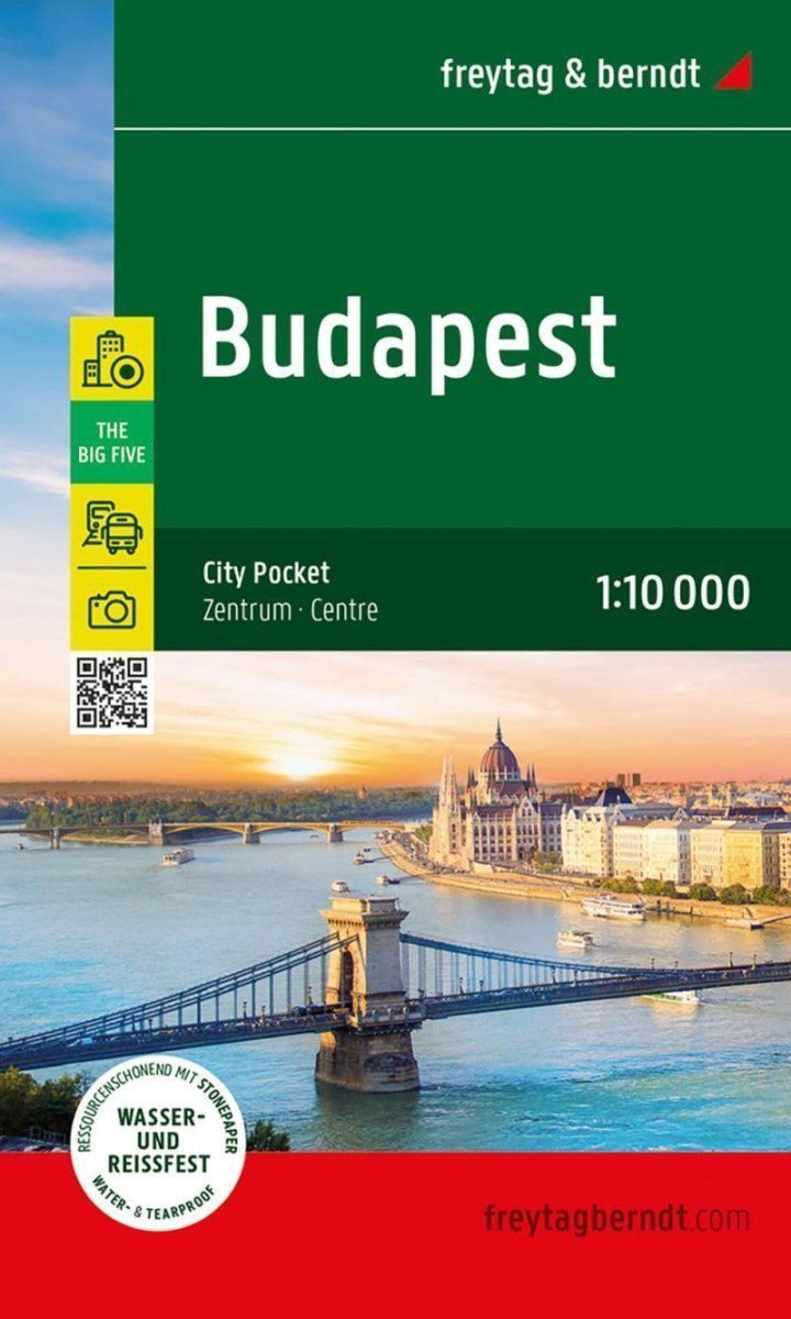 Budapešť 110 000  mapa města