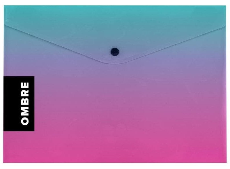 Psaníčko s drukem A5 OMBRE růžová