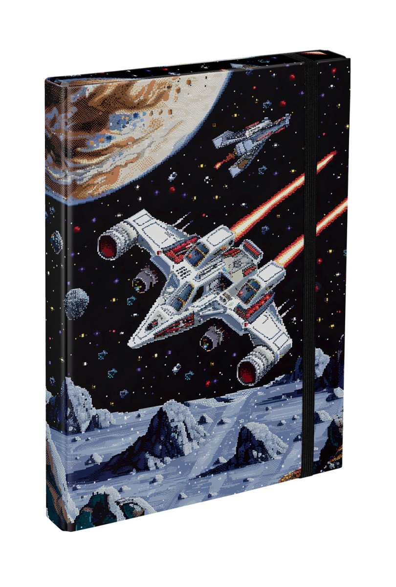 BAAGL Desky na školní sešity A4 - Pixel Space