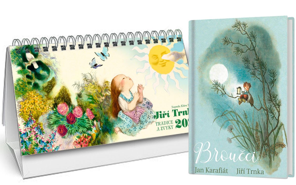 Kalendář 2026 Trnkův stolní  Broučci první ilustrace – Trnková Klára