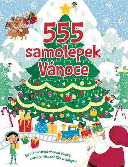 555 samolepek Vánoce