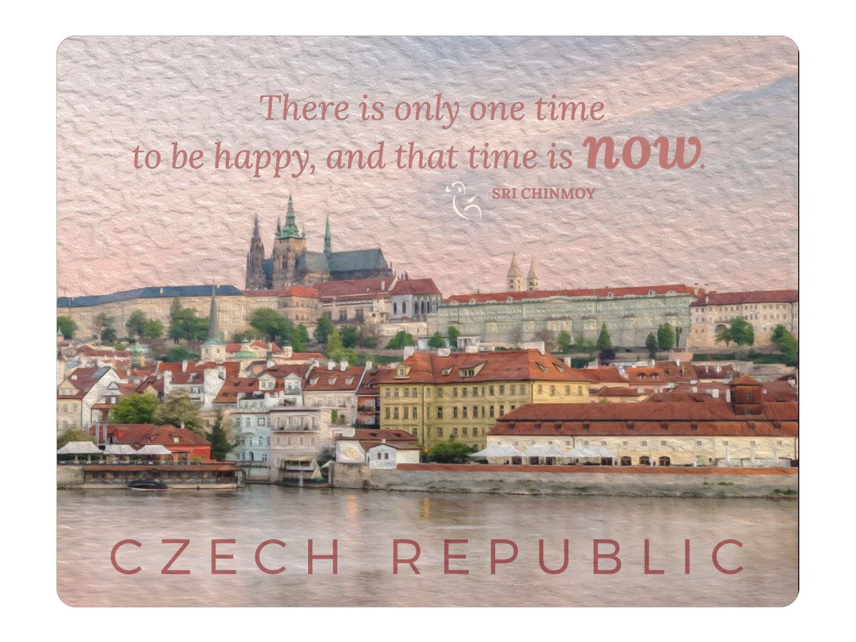 Magnet na lednici Czech Republic There is only one time