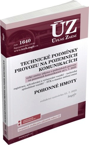 ÚZ 1640 Technické podmínky provozu na pozemních komunikacích Pohonné hmoty