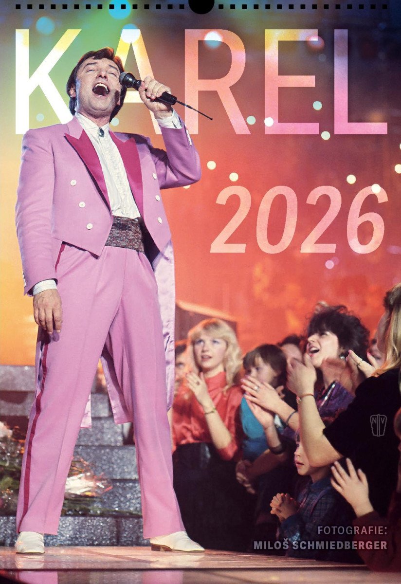 Kalendář 2026 Karel Gott nástěnný