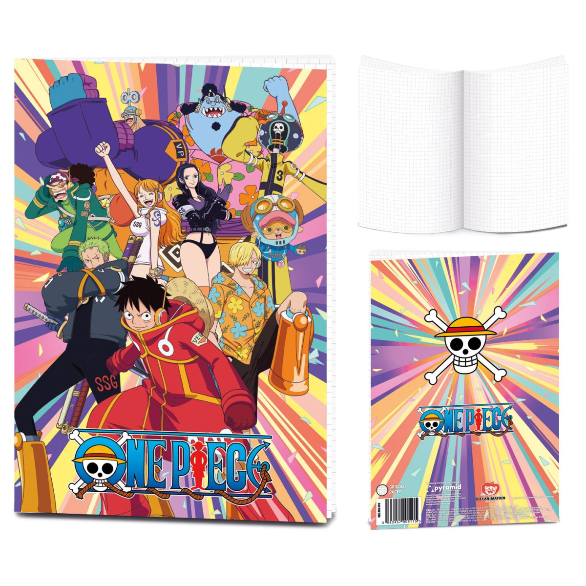 One Piece Sešit A5 Egghead Spectrum