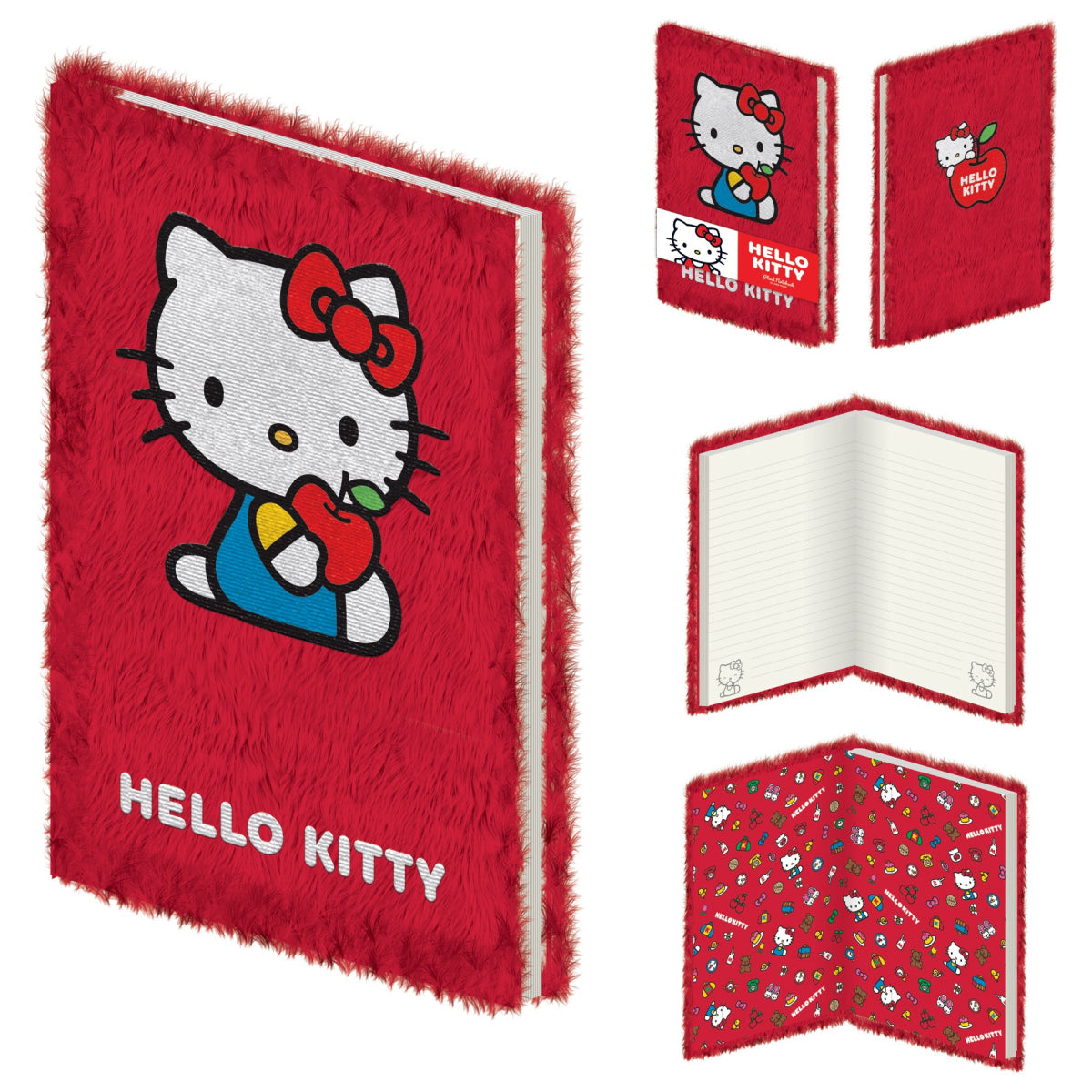 Hello Kitty Plyšový blok A5
