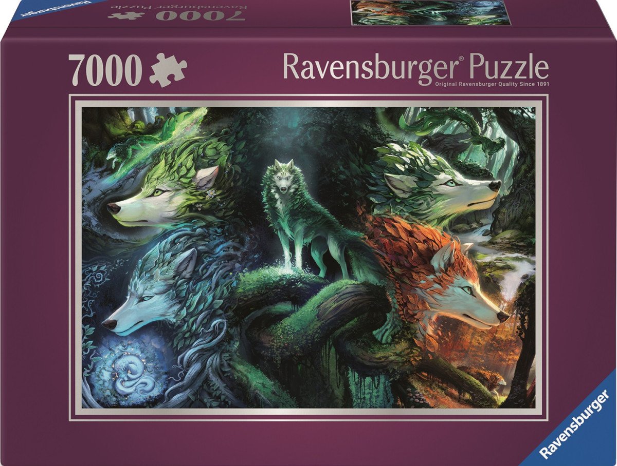 Puzzle Mystičtí vlci 7000 dílků