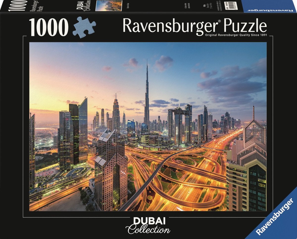 Puzzle Kolekce DUBAJ Výhled na město snů 1000 dílků