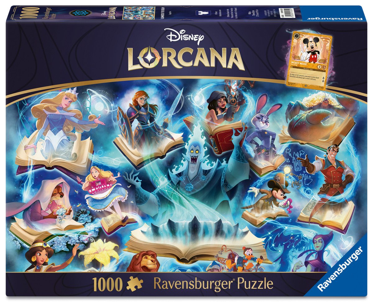 Puzzle Disney Lorcana - Glimmers of the Realm Safír 1000 dílků
