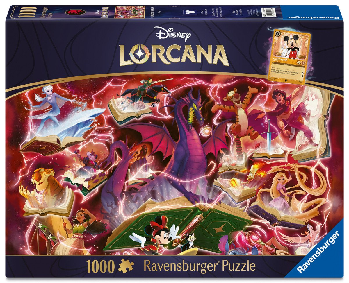 Puzzle Disney Lorcana - Glimmers of the Realm Rubín 1000 dílků
