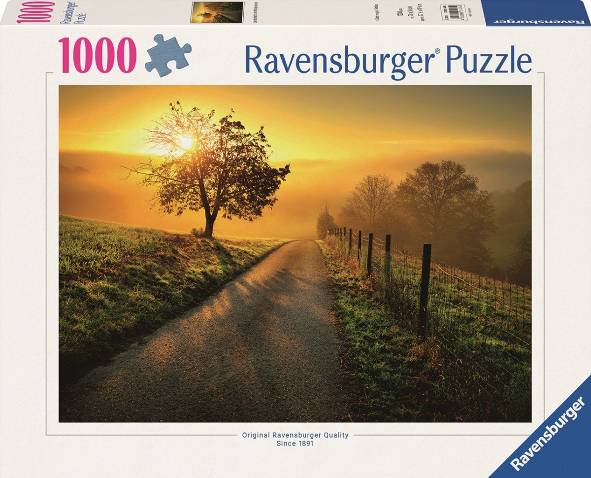 Puzzle Ráno ve zlatých paprscích 1000 dílků