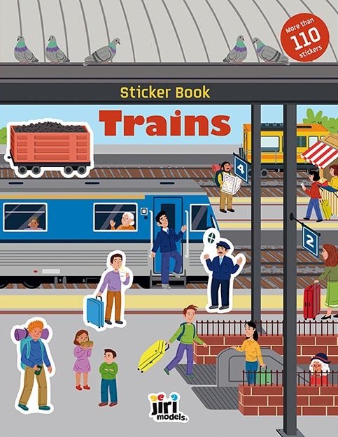 Sticker book Trains