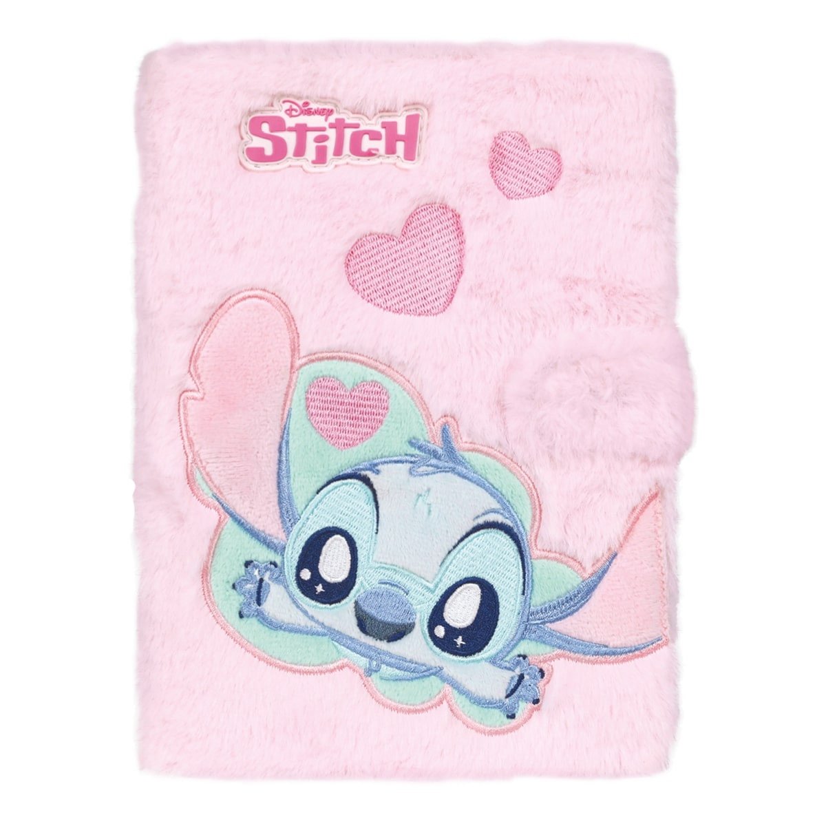 Colorino poznámkový zápisník A5 Stitch Fluffy - růžový