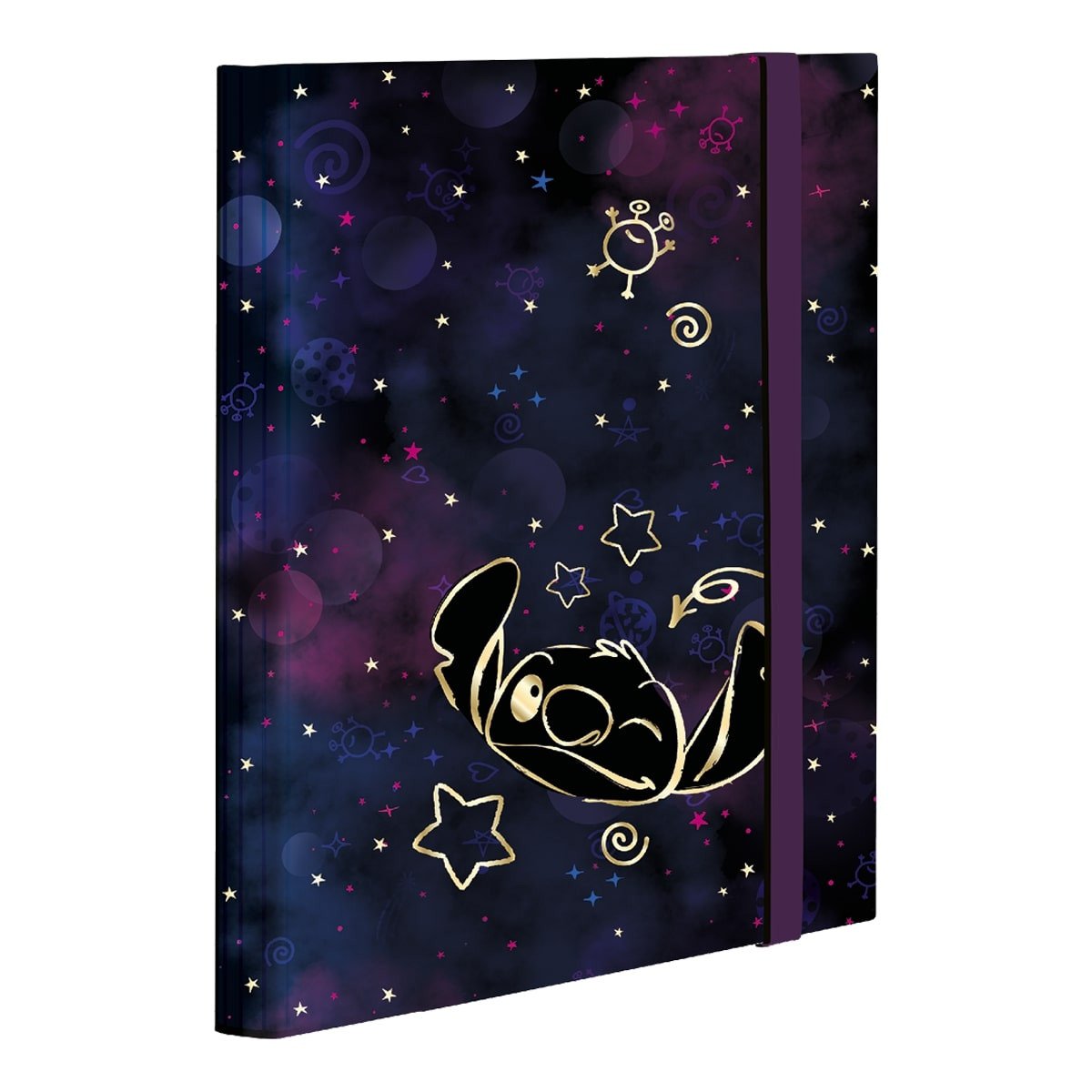 Colorino školní box na sešity s gumičkou A4 - Stitch Gold