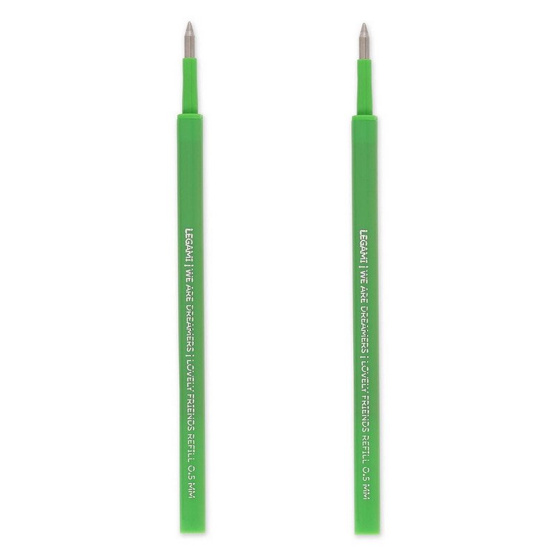 Náplně do gelového pera Legami - zelená 2 kusy