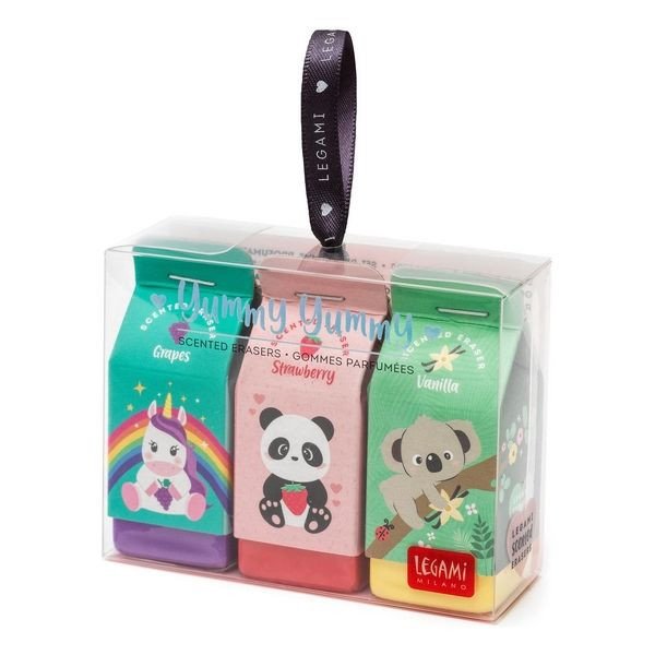 Sada mazacích gum Legami - Yummy Yummy 3 kusy