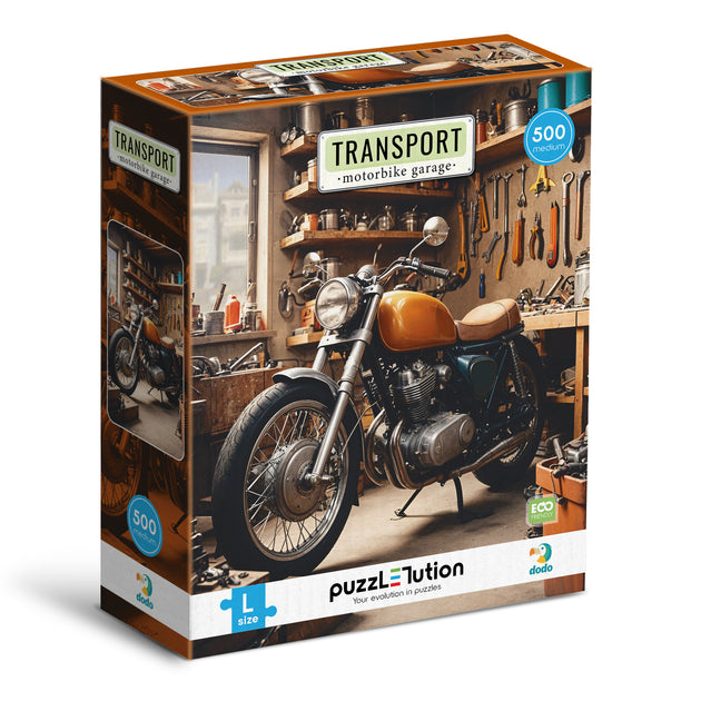 Puzzle Doprava Motorkářská dílka 500 dílků