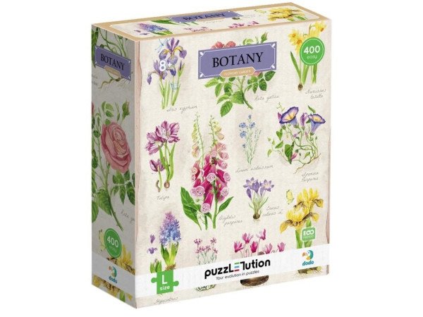 Puzzle Botany: Zahradní květiny 400 dílků