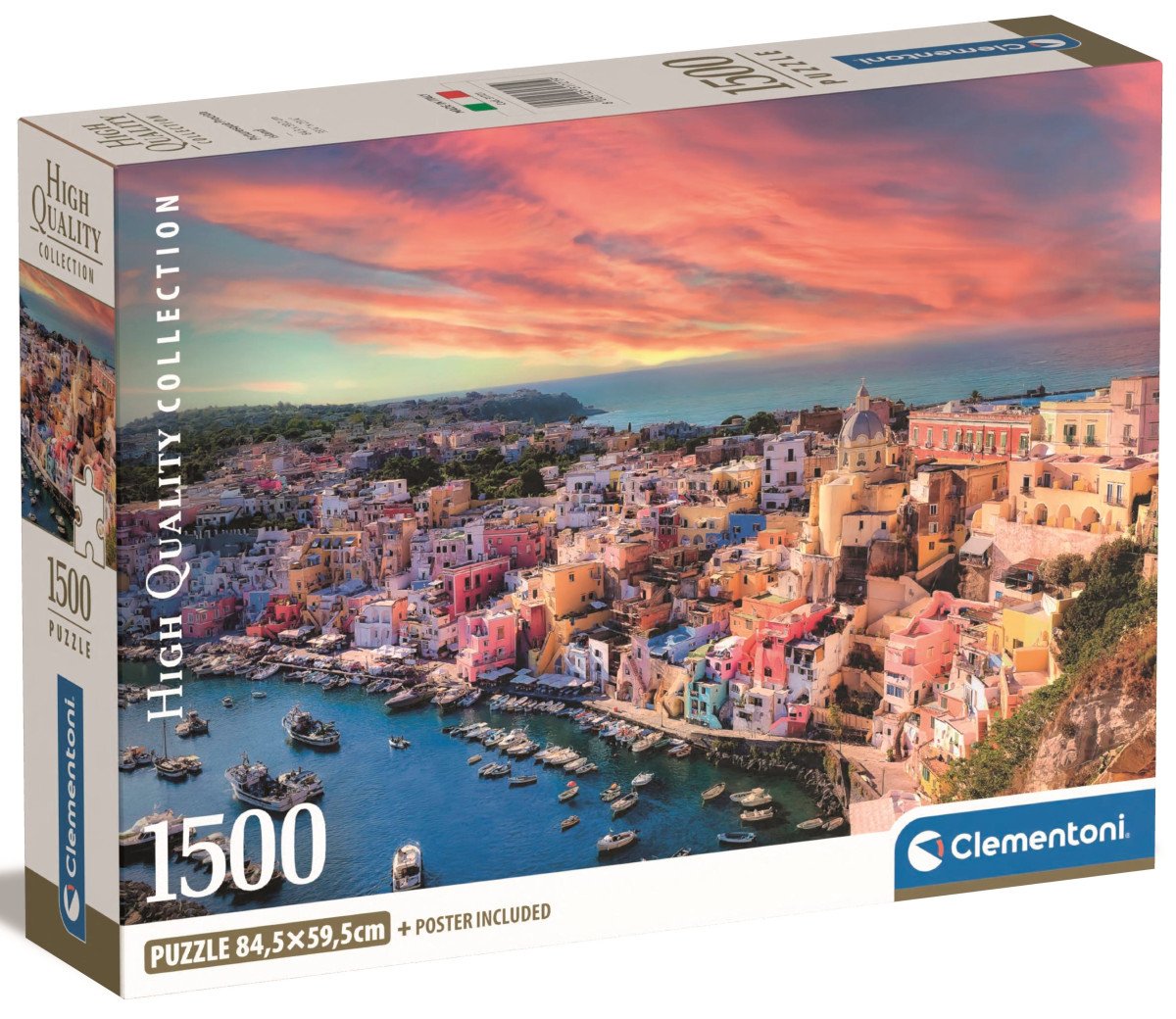 Puzzle Procida Itálie 1500 dílků