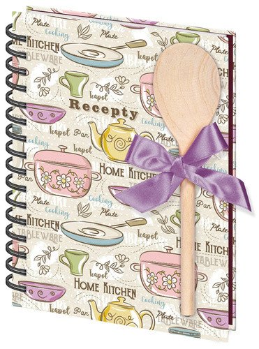 Kniha na recepty A5 s vařečkou Home Kitchen