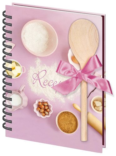 Kniha na recepty A5 s vařečkou Baking