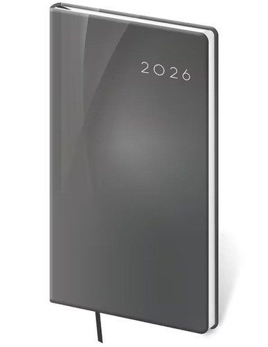 Diář 2026 týdenní kapesní Vario - 4 GREY DESIGN