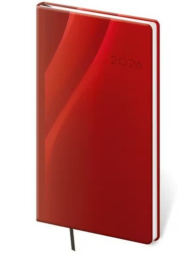 Diář 2026 týdenní kapesní Vario - 3 RED DESIGN