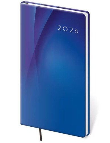Diář 2026 týdenní kapesní Vario - 2 BLUE DESIGN