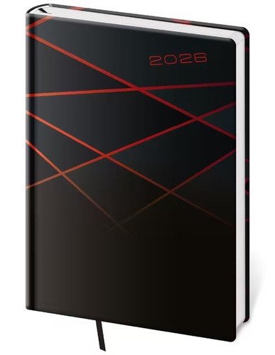 Diář 2026 týdenní A5 Vario - 1 BLACK DESIGN