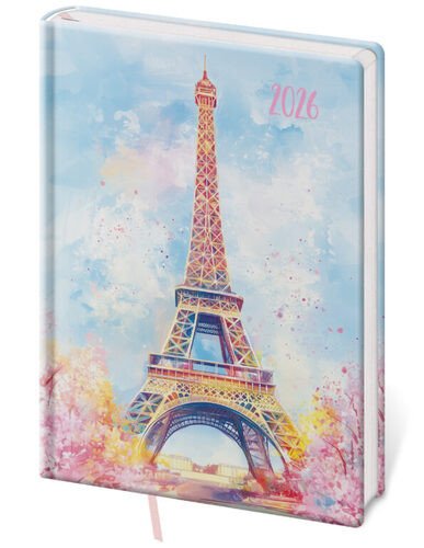 Diář 2026 denní A5 Vario Lyra - Paris