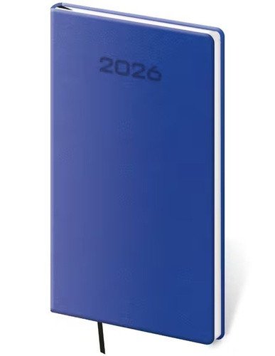 Diář 2026 týdenní kapesní A5 Soft - modrá