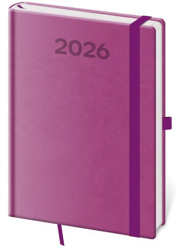 Diář 2026 denní A5 Print Pop - fialová