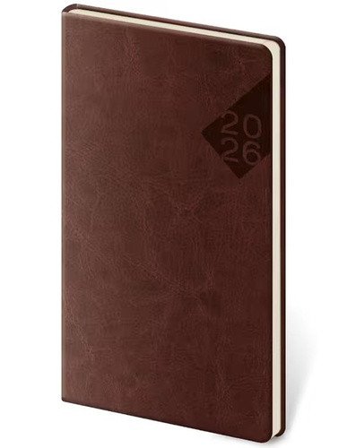 Diář 2026 týdenní kapesní Nebrasca - anglická červená