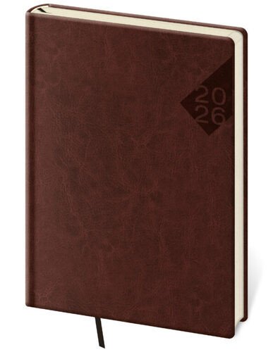 Diář 2026 týdenní A5 Nebrasca - anglická červená