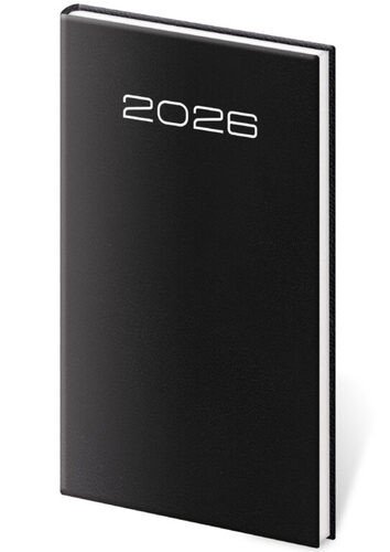 Diář 2026 týdenní kapesní Old Karachi - černá